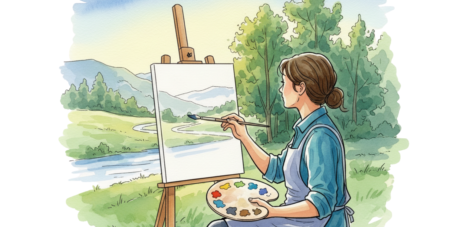 風景画の活用例